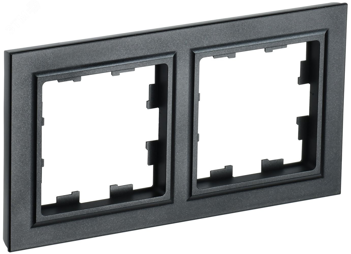 BRITE Рамка 2 поста РУ-2-БрЧ черный BR-M22-K02 IEK