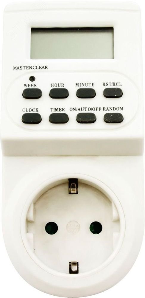 Розетка с таймером (недельная) электронная IP20 16А 3500W 23205 FERON