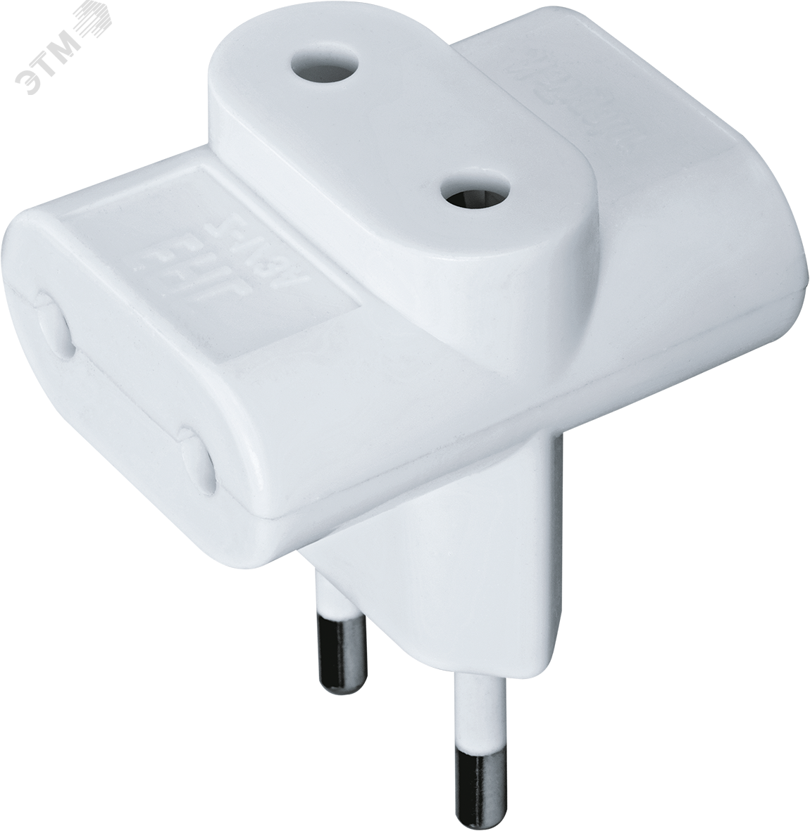 Разветвитель 3 гнезда без заземления NAD-FT-3X-WH 18136 Navigator Group