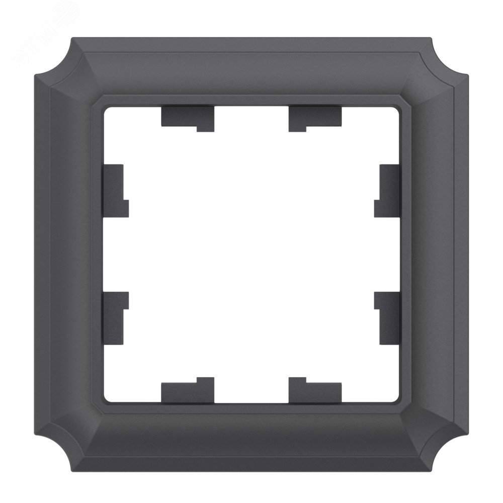 ATLASDESIGN ANTIQUE 1-постовая рамка, БАЗАЛЬТ ATN101401 Systeme Electric
