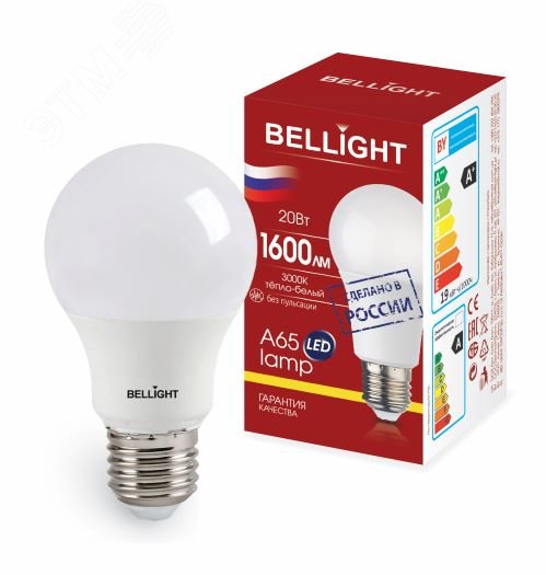 Лампа светодиодная LED 20Вт Е27 220 3000К 1600Лм Bellight 88297796 BELLIGHT