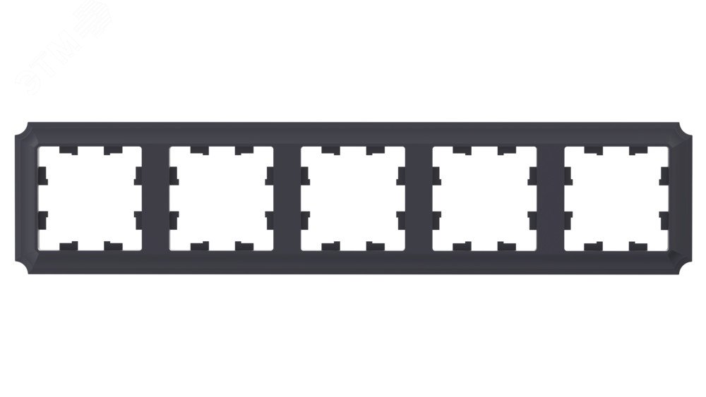 ATLASDESIGN ANTIQUE 5-постовая рамка, универсальная, КАРБОН ATN101005 Systeme Electric