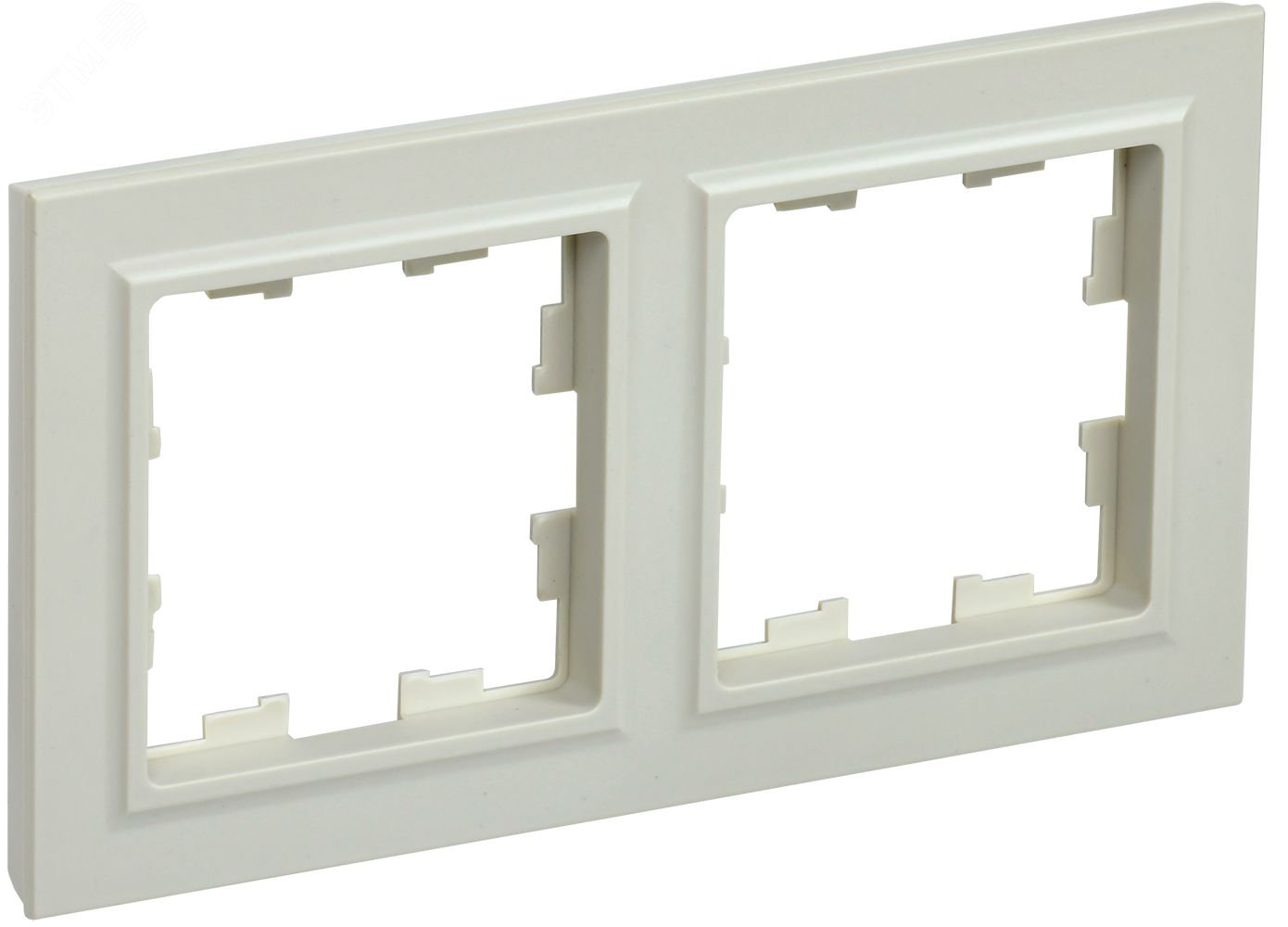 BRITE Рамка 2 поста РУ-2-БрКр бежевый BR-M22-K10 IEK