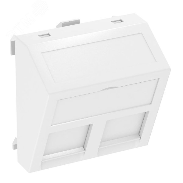Корпус компьютерной розетки Modul45 тип OBO (наклонный) 45x45 мм (черный) 6119300 OBO Bettermann