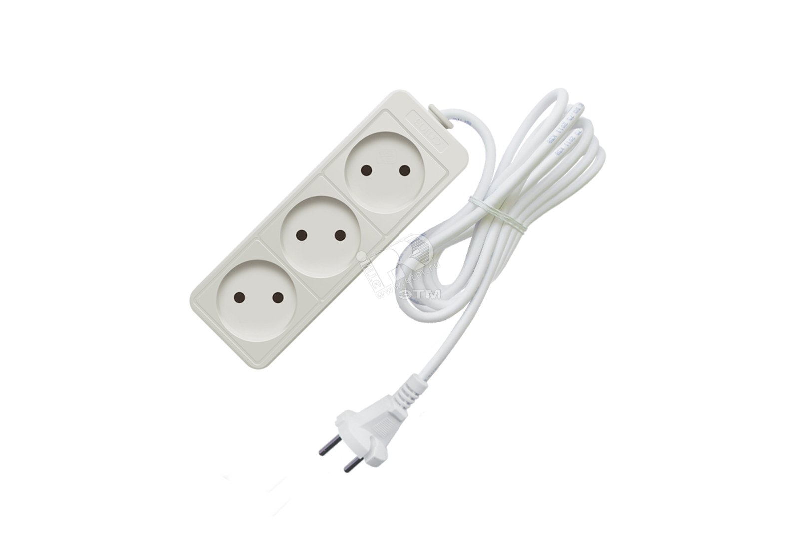 Удлинитель бытовой ТМ Союз 2200 Вт 3 гнезда ПВС 5м 481S-1305 UNIVersal