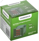 Амперметр цифровой щитовой трехфазный DO RS-485 72х72мм LED GENERICA IDA11-5-3-3-LED-G IEK