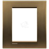 LivingLight Рамка прямоугольная 3+3 модуля Бронза LNA4826BZ BTicino