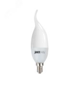 Лампа светодиодная LED 7Вт E14 560Лм 230V/50Hz белый матовая свеча на ветру SP 1027917-2 JazzWay