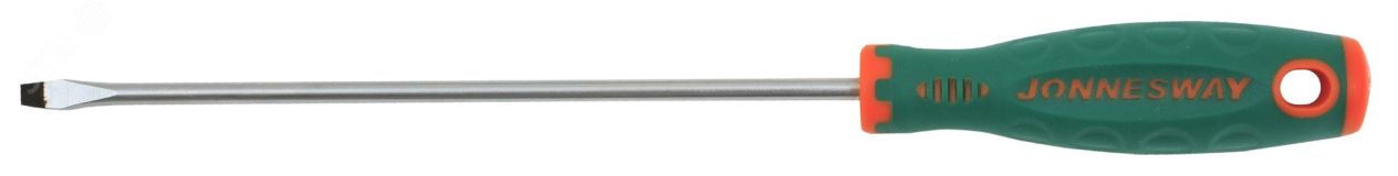 Отвертка стержневая шлицевая ANTI-SLIP GRIP, SL6.5х150 мм 046129 Jonnesway