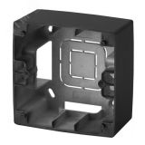 Коробка наклад. монтажа 1 пост, 12, антрацит Б0043164 ЭРА