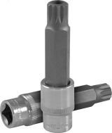 Насадка торцевая 1/2''DR с вставкой-битой TAMPERPROOF SPLINE, M16H, 100 мм 055759 Ombra