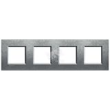 LivingLight Рамка прямоугольная 4 поста Исконный LNA4802M4NA BTicino