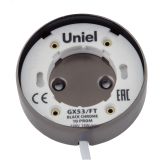 Светильник накладной GX53/FT BLACK CHROME 10 PROM. В составе набора из 10шт Корпус черный хром. UL-00003735 Uniel