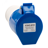 Розетка 213-16А-6h-220AC-2P+PE-IP44 222744 КЭАЗ
