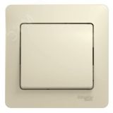 Выключатель одноклавишный, в сборе, схема 1, бежевый GSL000212 Systeme Electric
