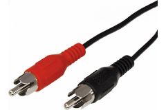 Шнур 2 RCA - 2 RCA, 1.5 м., черный 17-0103 REXANT