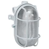 Светильник НПП-60w овал IP44 серый 060405 Legrand