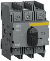 Выключатель-разъединитель модульный ВРМ-2 3P 125А MVR20-3-125 IEK