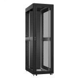Шкаф серверный 42U 800х1000 передняя дверь: двустворчатая глухой металл IP51. задняя дверь: протект IP41. боковые панели: без. цвет: черный RAL9005  EX 8042.9560 SYSMATRIX