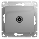 GLOSSA Розетка телевизионная TV одиночная в рамку 1дБ алюминий GSL000391 Systeme Electric