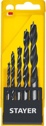 Сверло спиральное M-type 5 шт. 4-5-6-8-10мм 2942-H5_z02 STAYER