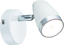 Светильник настенно-потолочный спот Kelly 6155-701 светодиодный LED 1 х 4 Вт 3200К поворотный Б0054681 Rivoli