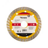 Диск алмазный отрезной Turbo 115x22.2x2.4x10 мм KR-90-0120 Kranz