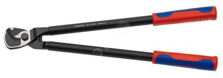 Кабелерез резка - кабель 27мм (150мм AWG 5/0) L=500мм алюминиевый корпус черный 2-компонентные рукоятки KN-9512500 KNIPEX