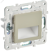 SKANDY Подсветка LED встраиваемая SK-L01B бежевый IEK SK-FL20-K10 IEK