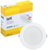 Светильник светодиодный ДВО 1612 белый круг 9Вт 4000К IP20 IEK LDVO0-1612-09-4000-K01 IEK