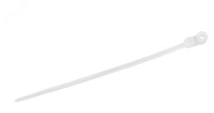 Стяжка нейлоновая неоткрывающаяся, безгалогенная (halogen free), 150x3.6мм, под винт (100 шт) 7408c Cabeus