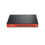 Коммутатор управляемый L2 PoE 10 портов, 8хPoE 10/100/1000 Мб/с, 2хSFP, 30 Вт WI-PMS310GF-UPS v2 Wi-Tek