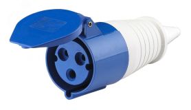 Розетка кабельная 32А 2Р+PE IР44