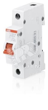 Рубильник однополюсный SHD201 40A рычаг красный 2CDD271111R0040 ABB