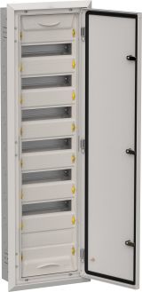 TITAN 5 Корпус металлический ЩРв-84 (1х84) 1130х365х130мм IP31 серый (одна дверь) TI5-50-V-084-31-7035 IEK