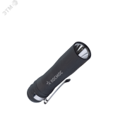 Фонарь ручной 0,5Вт LED/1xAA/ABS-пластик c каучуковым напылением/зажим для крепления, KOC120B Космос
