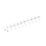 "Маркировка для клемм Ш=6 мм ""1-10"" (70 шт) OptiClip MC6/H/1-10" 332721 КЭАЗ