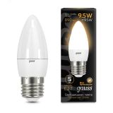 Лампа Свеча 9.5W 890Лм 3000К E27 LED 1/10/100 103102110 GAUSS