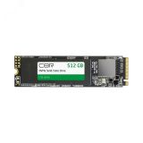 Накопитель SSD М.2 2280 512 Гб, NVMe 1.3, SM2263XT, 3D TLC NAND, 2100/1600 Мб/сек, серия Lite 1957956 CBR
