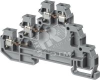 Клемма винтовая 2.5мм.кв. трехуровневая D2.5/6.D 1SNA115542R1200 TE Connectivity (Entrelec,Tyco)