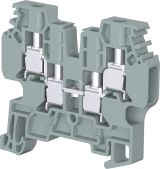 Клемма C4/6.4A винтовая одна цепь 4 зажима 4мм.кв. 1SNL506510R0000 TE Connectivity (Entrelec,Tyco)