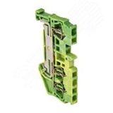 Колодка клеммная самозажимная JXB-ST-2.5 3 вывода земля PROxima plc-jxb-st-2.5-3-pen EKF