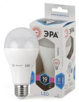 Лампа светодиодная LED A65-19W-840-E27 (диод груша 19 Вт нейтр E27) (10/100/1500) Б0050282 ЭРА