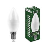 Лампа светодиодная LED 7вт E14 теплый матовая свеча 55030 SAFFIT
