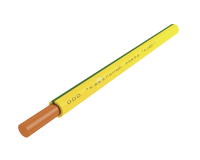Провод силовой ПуВнг (А)-LS 1х10 желто-зеленый бухта однопроволочный 00-00010580 АЛЮР