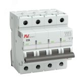 Выключатель автоматический AV-6 4P 25A (C) 6кА AVERES mcb6-4-25C-av EKF