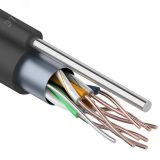 Кабель витая пара PROconnect FTP 4PR 24AWG, CAT5e, OUT + ТРОС*1 (бухта 305 м) 01-0155 REXANT