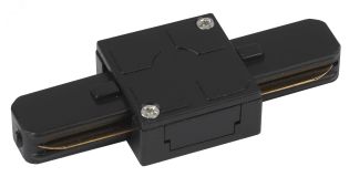 Коннектор для однофазного шинопровода черный TR7-C 2W I BK ЭРА Б0032180 ЭРА