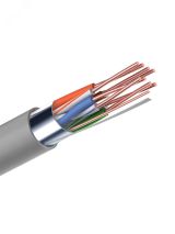 Кабель для компьютерных сетей CADENA UTP4-CAT5e (24 AWG) PL, медный, внутренний, серый, 305 м 54762 Cadena