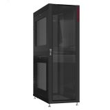 Шкаф серверный 45U 800х1200 передняя дверь: стекло IP41. задняя дверь: без. боковые панели: перфорированные. цвет: черный RAL9005  NS 8245.9102 SYSMATRIX